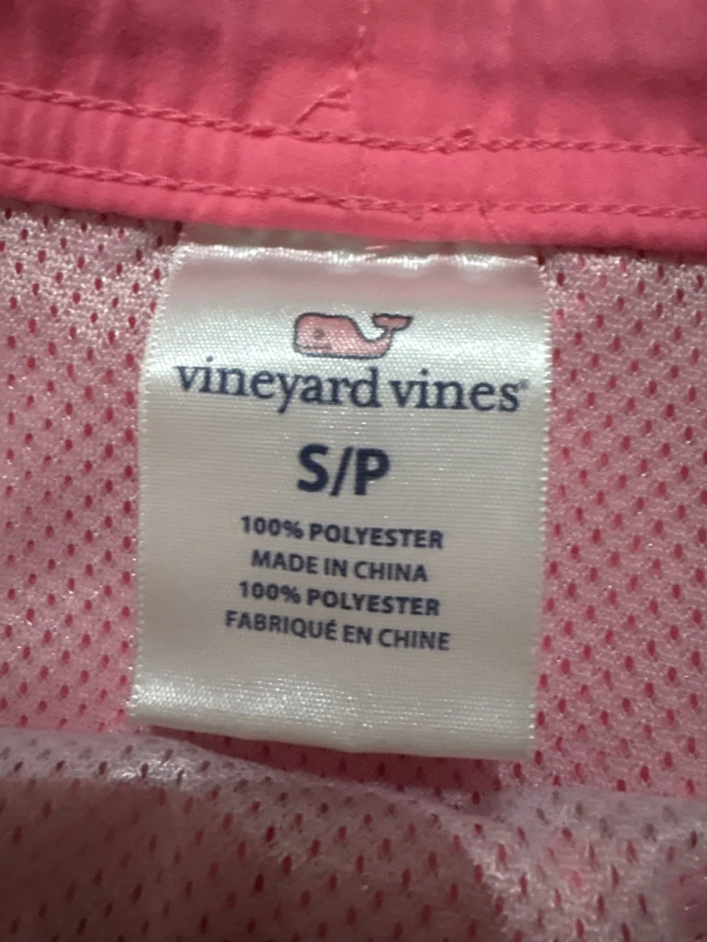 Vineyard Vines Men’s Pink Swim Trunks Board Shorts Size S/P